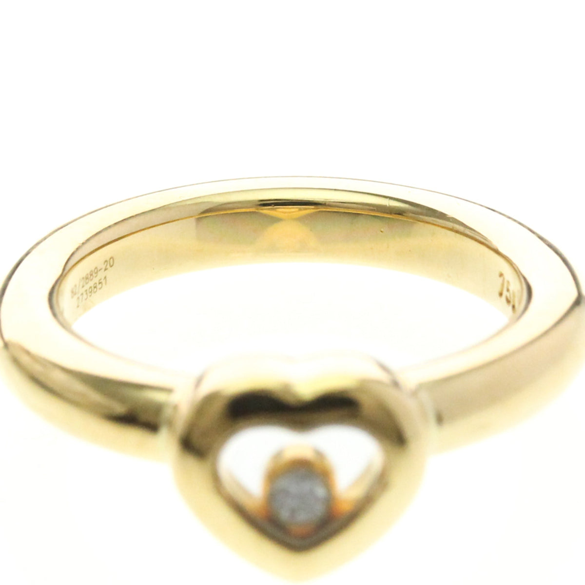 PRE-OWNED Chopard Happy Diamonds · 18K Yellow Gold Size 5.5