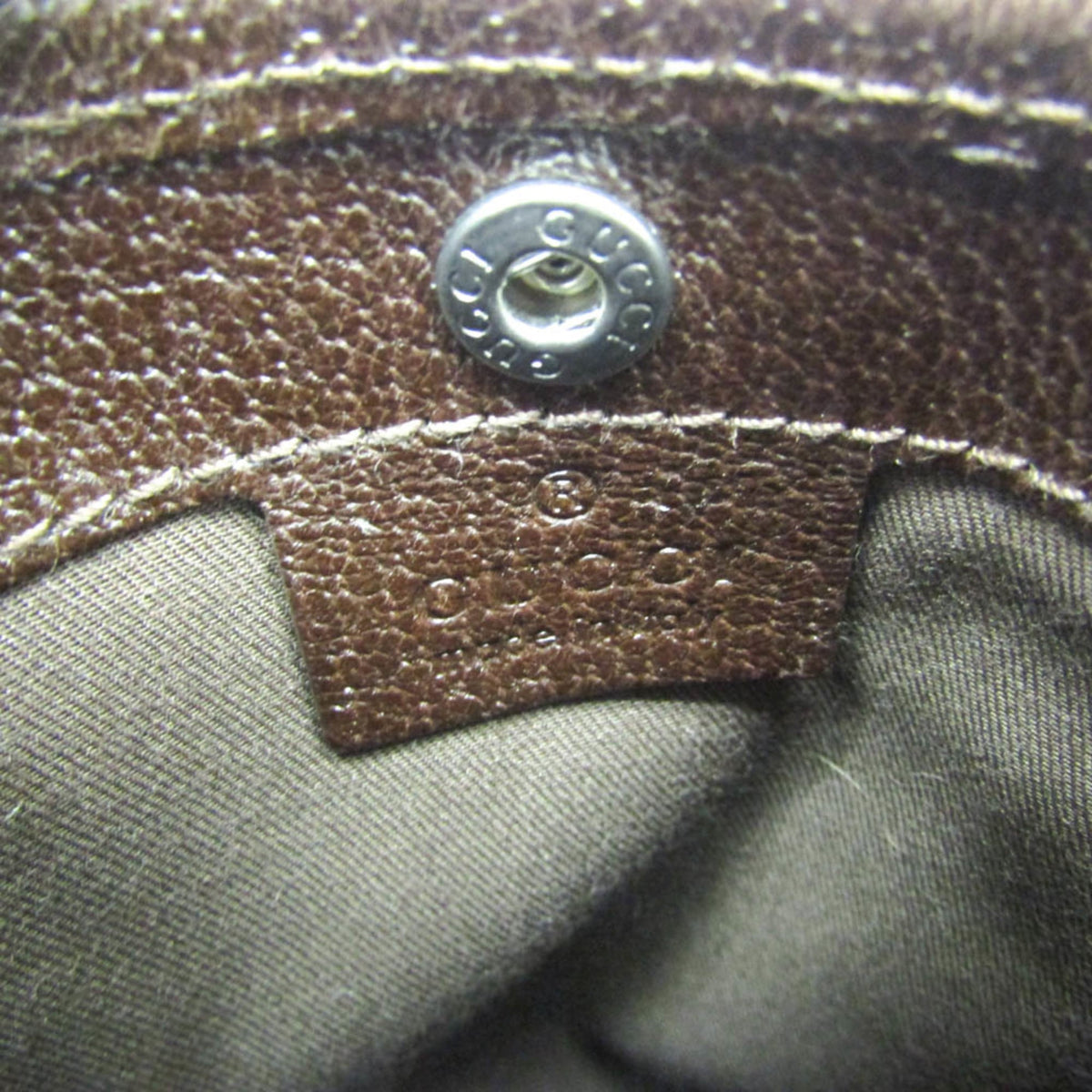 PRE-OWNED Gucci GG Canvas · Sherry Line