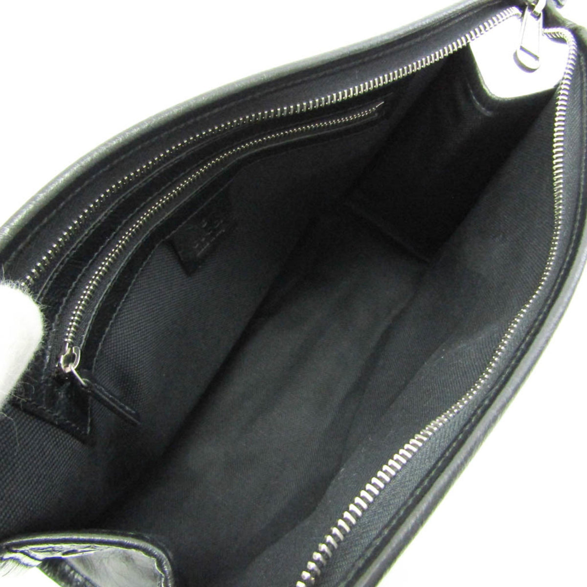 PRE-OWNED Gucci Interlocking · Leather Clutch