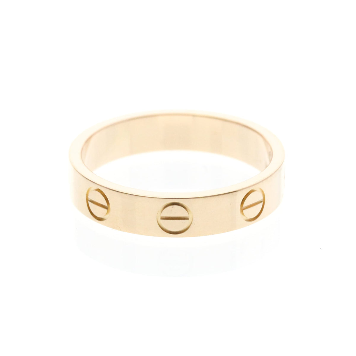 PRE-OWNED Cartier Mini Love · Rose Gold Size 4.75