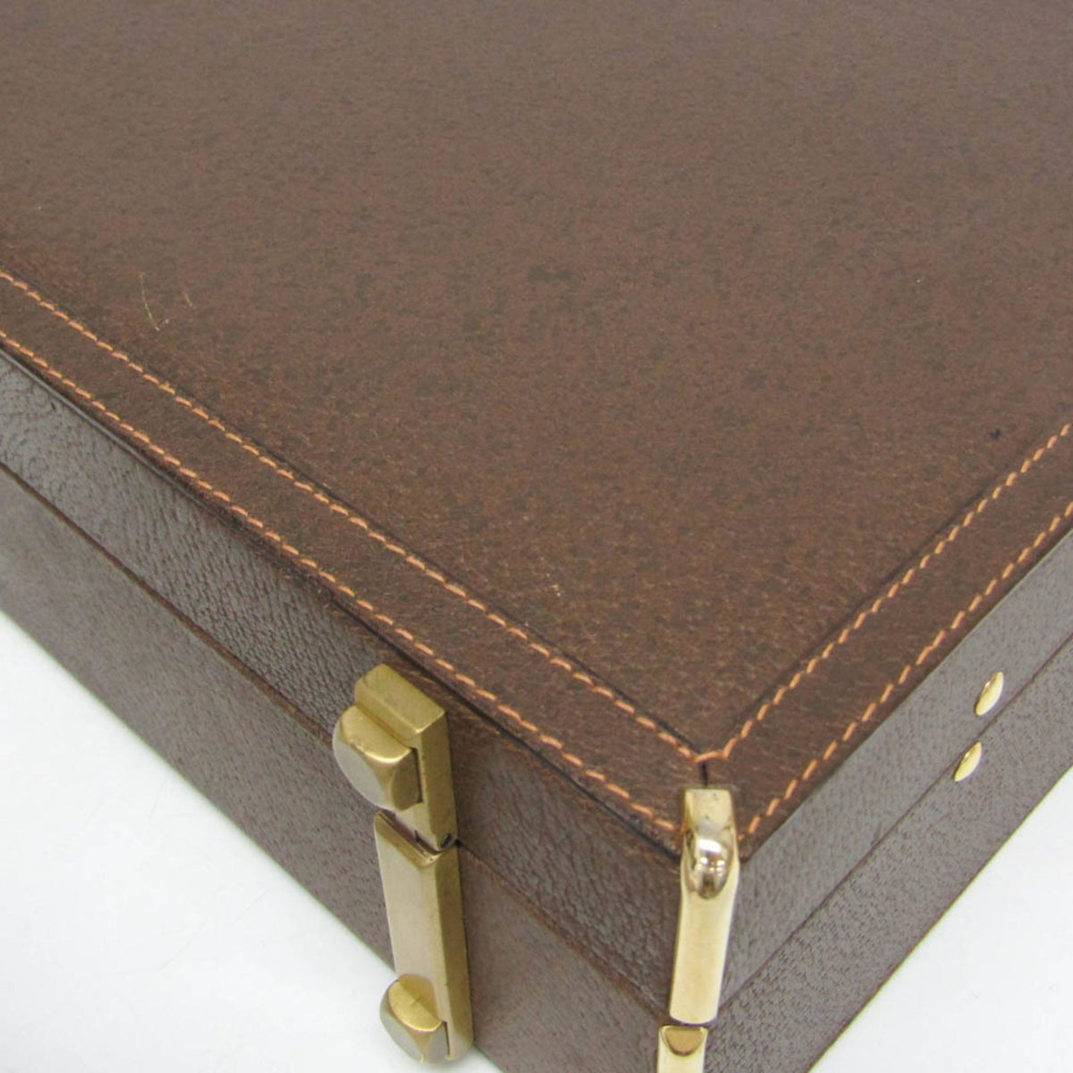 PRE-OWNED Gucci Interlocking G · Leather Attaché Case