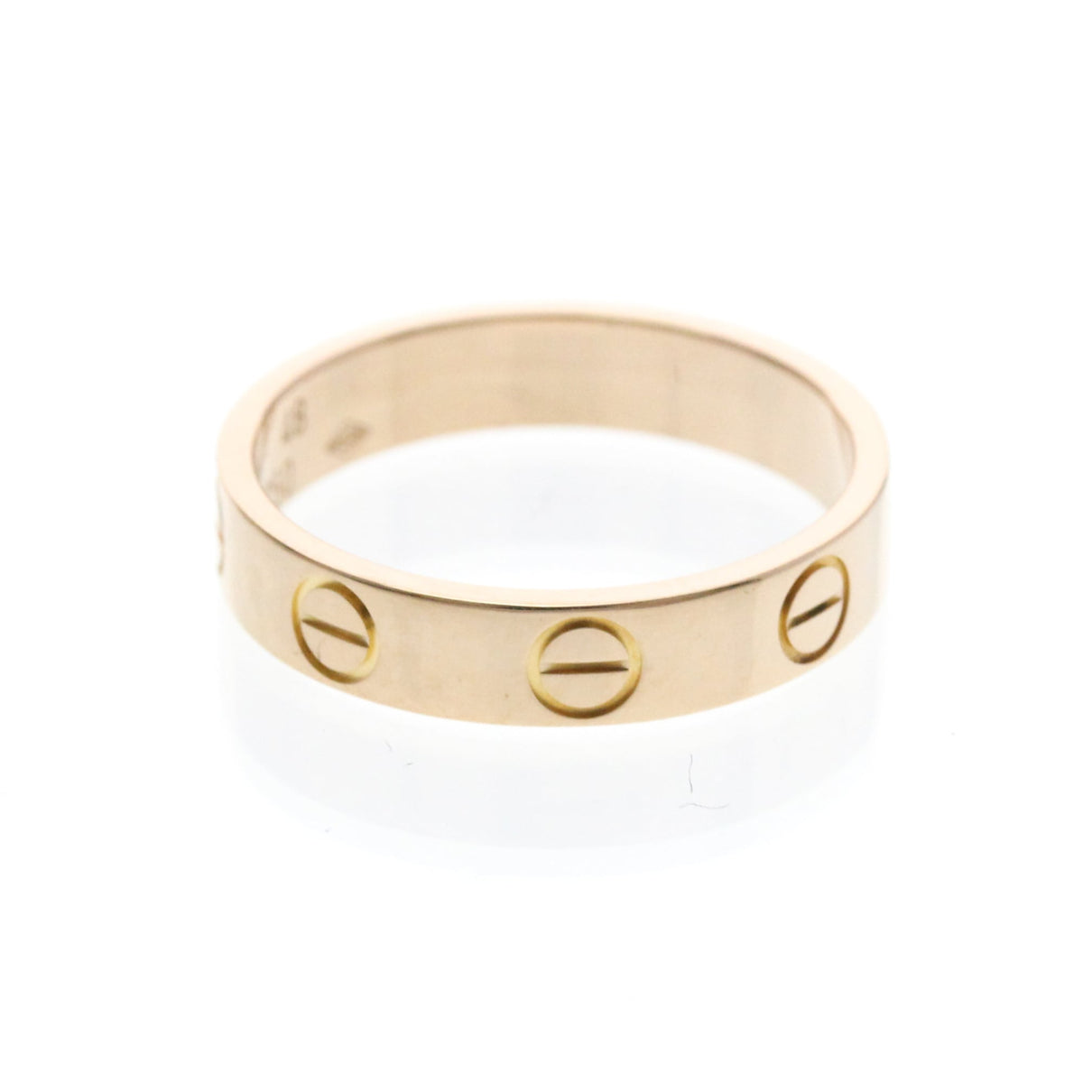PRE-OWNED Cartier Mini Love · Rose Gold Size 4.5