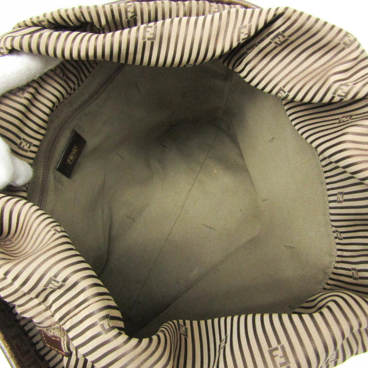 PRE-OWNED Fendi Zucchino · Coated Canvas Tote