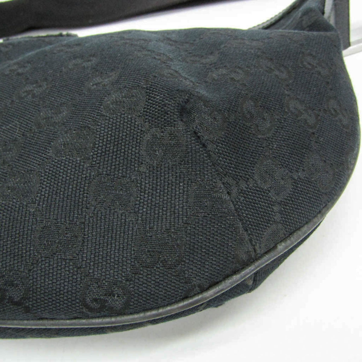PRE-OWNED Gucci GG Canvas · Leather Shoulder Bag