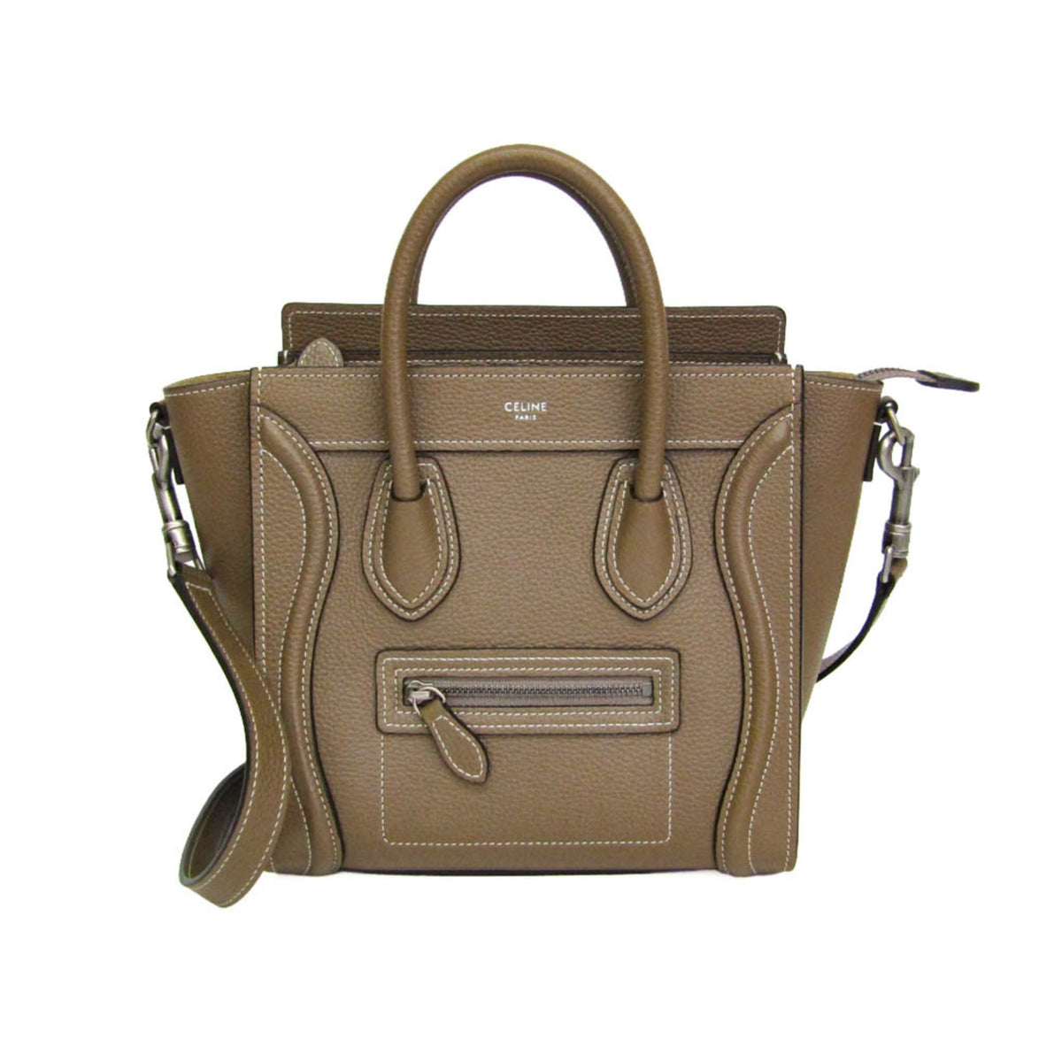 PRE-OWNED Celine Luggage Nano · Leather