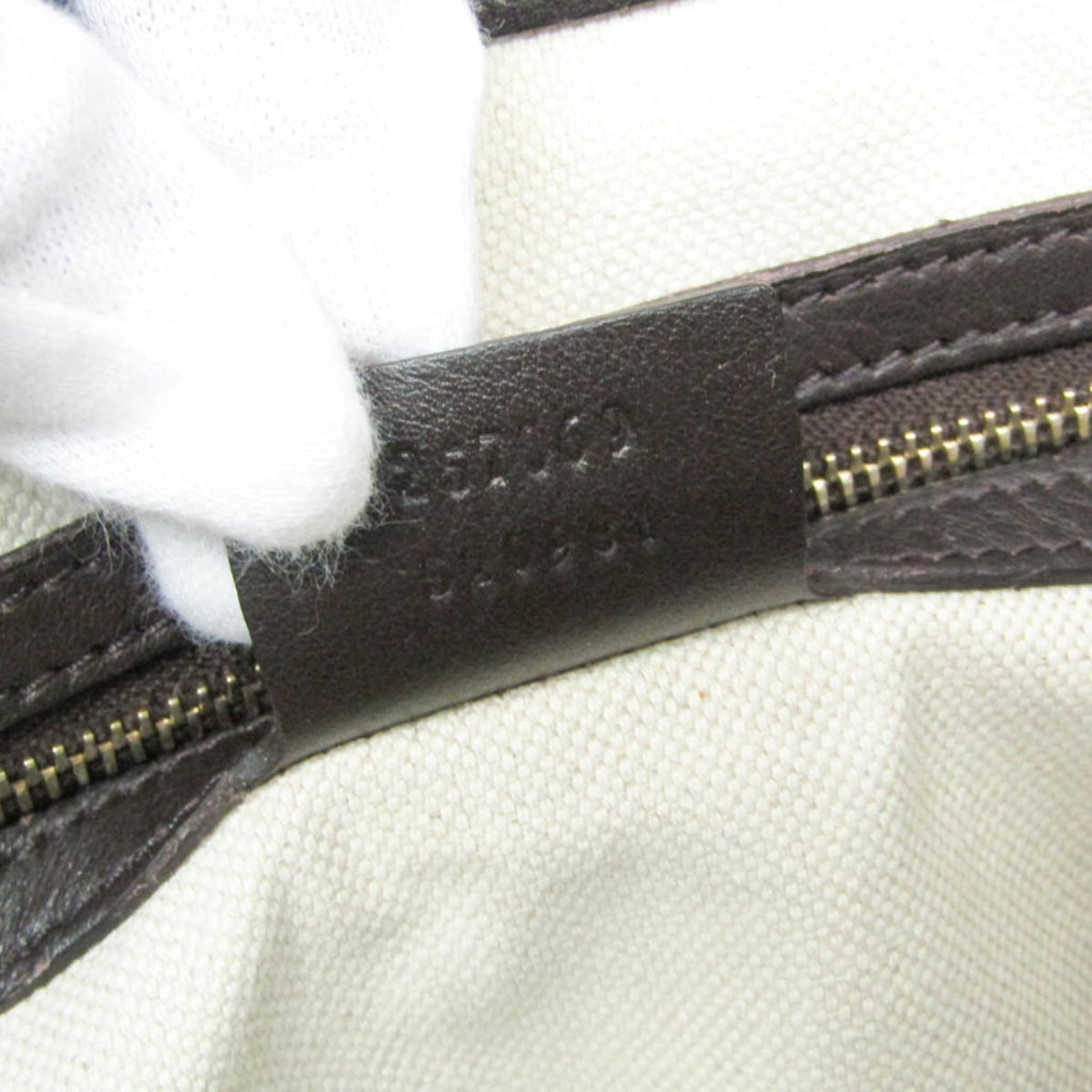 PRE-OWNED Gucci Guccissima · Embossed Leather Tote