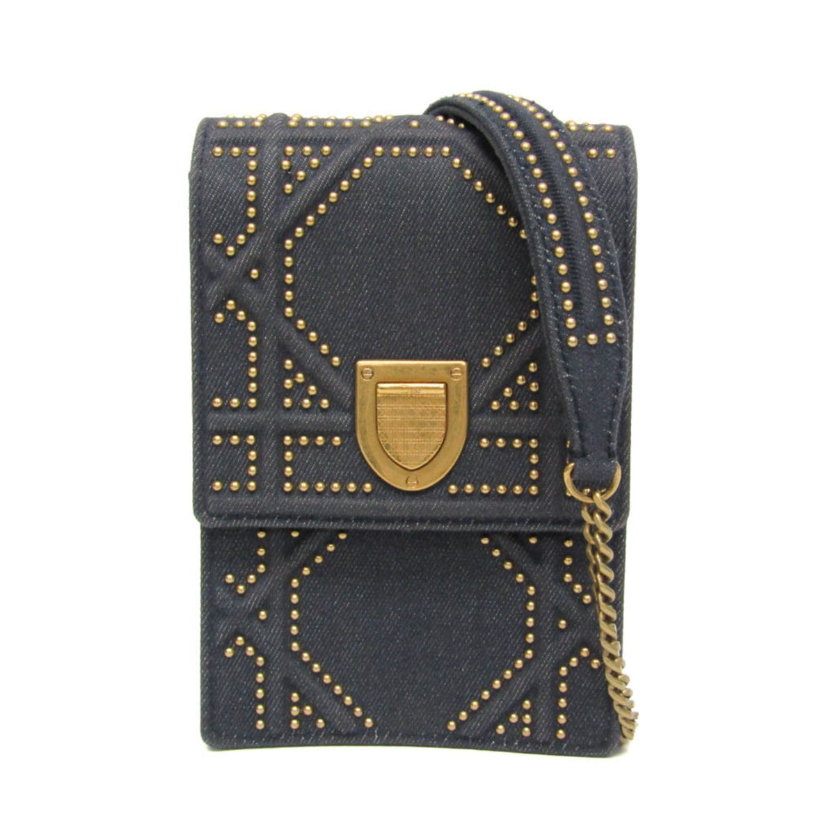 PRE-OWNED Christian Dior Diorama · Studded Denim