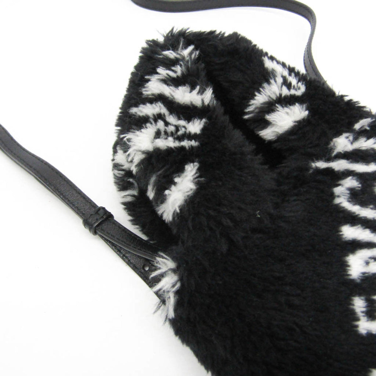 PRE-OWNED Balenciaga Everyday Phone Holder · Faux Fur