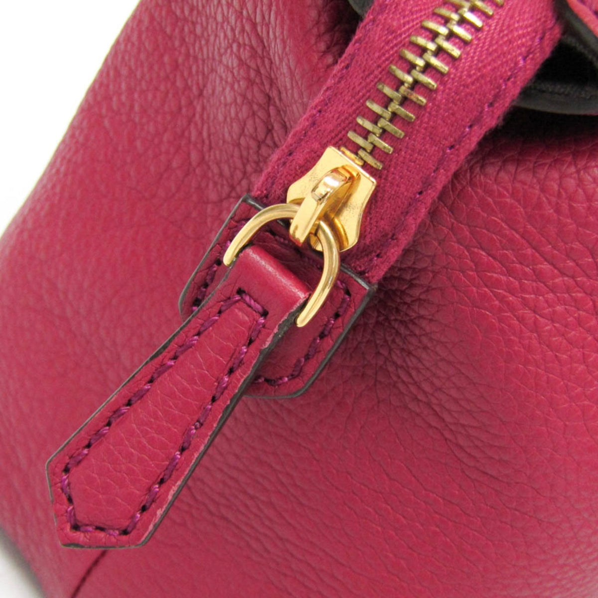 PRE-OWNED Fendi · Leather Handbag · Bordeaux