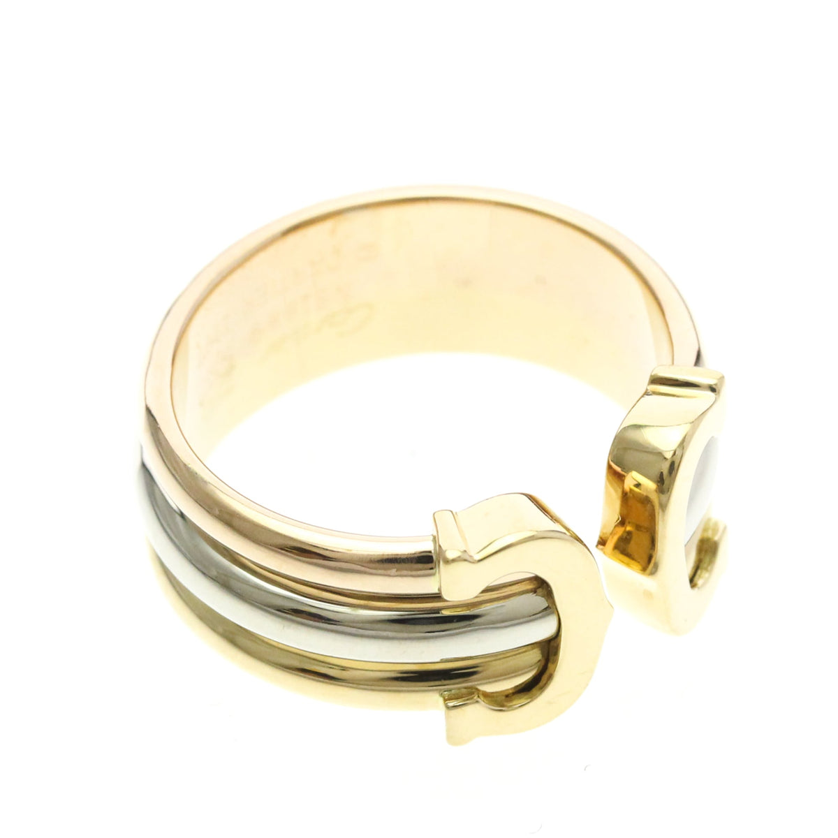 PRE-OWNED Cartier Trinity · Tri-Gold Size 7.25