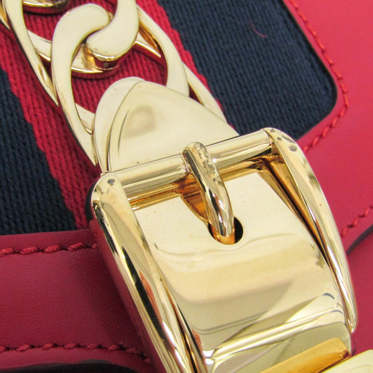 PRE-OWNED Gucci Sylvie · Leather Shoulder Bag