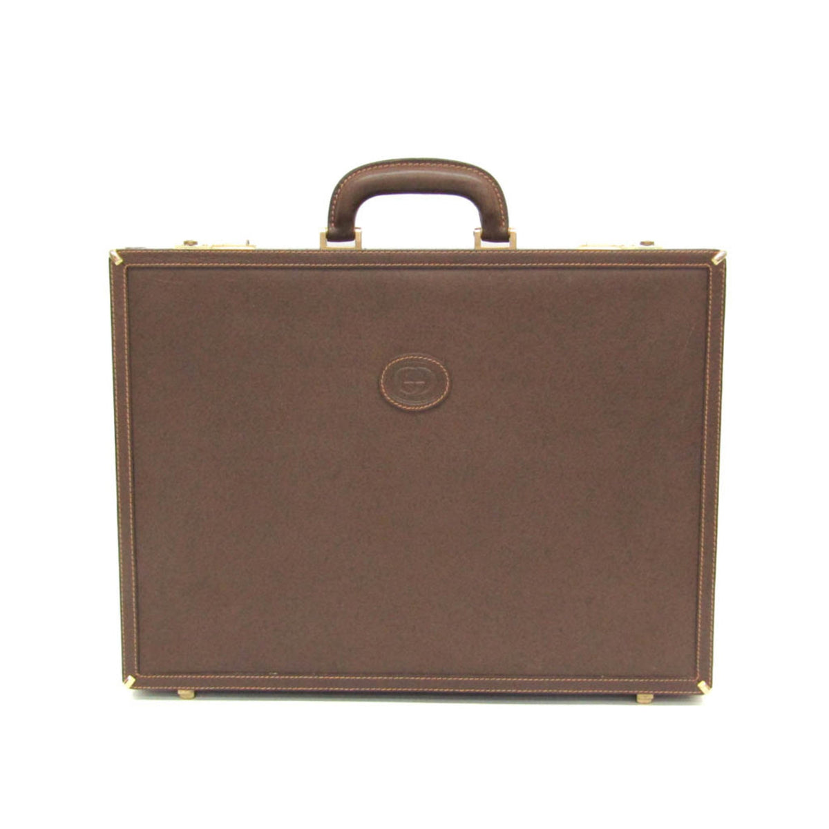 PRE-OWNED Gucci Interlocking G · Leather Attaché Case