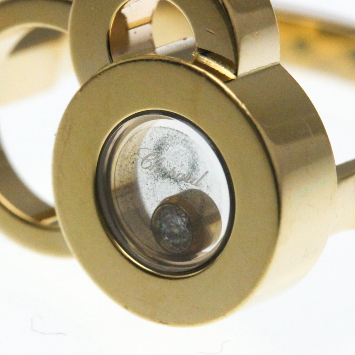 PRE-OWNED Chopard Happy Diamond · Rose Gold Size 5