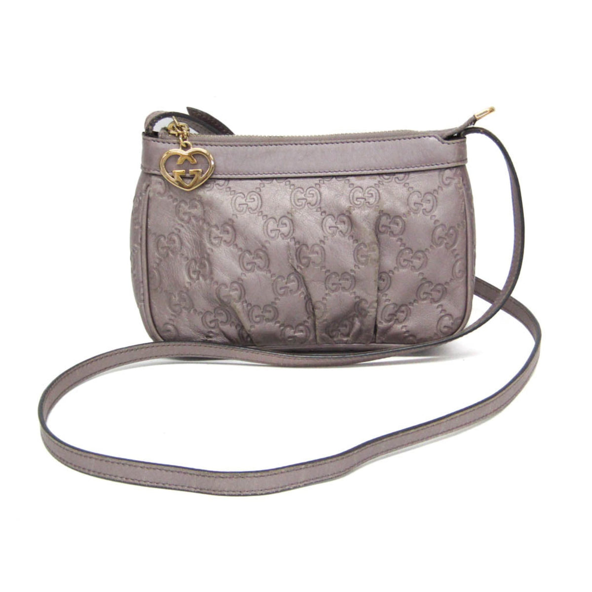 PRE-OWNED Gucci Guccissima · Leather Shoulder Bag