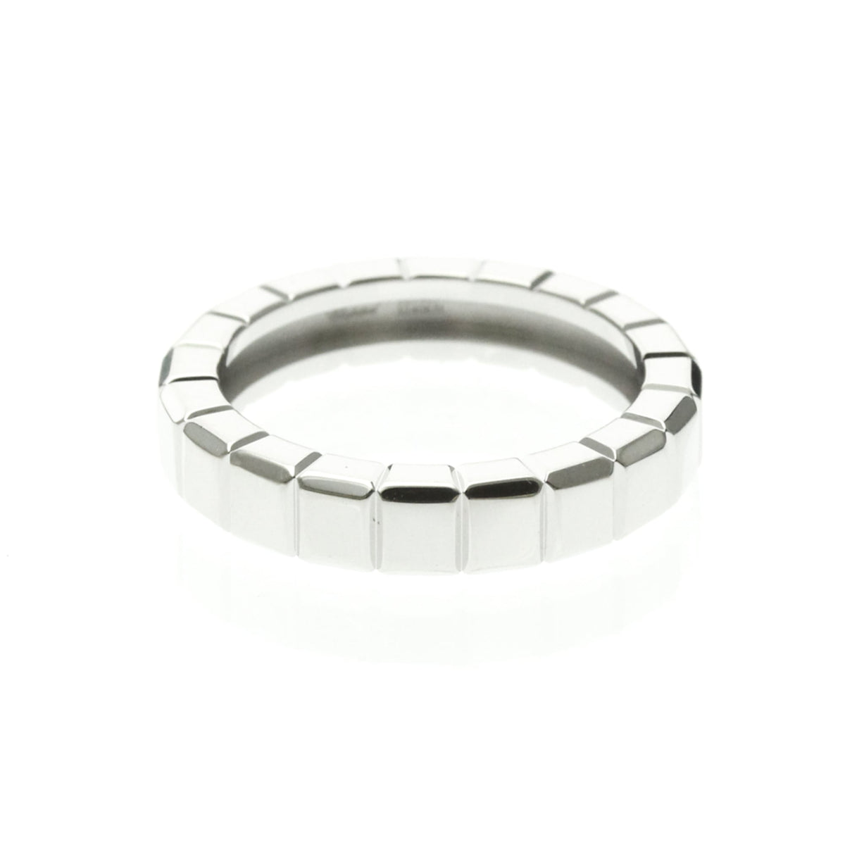 PRE-OWNED Chopard Ice Cube · 18K White Gold Size 7.5