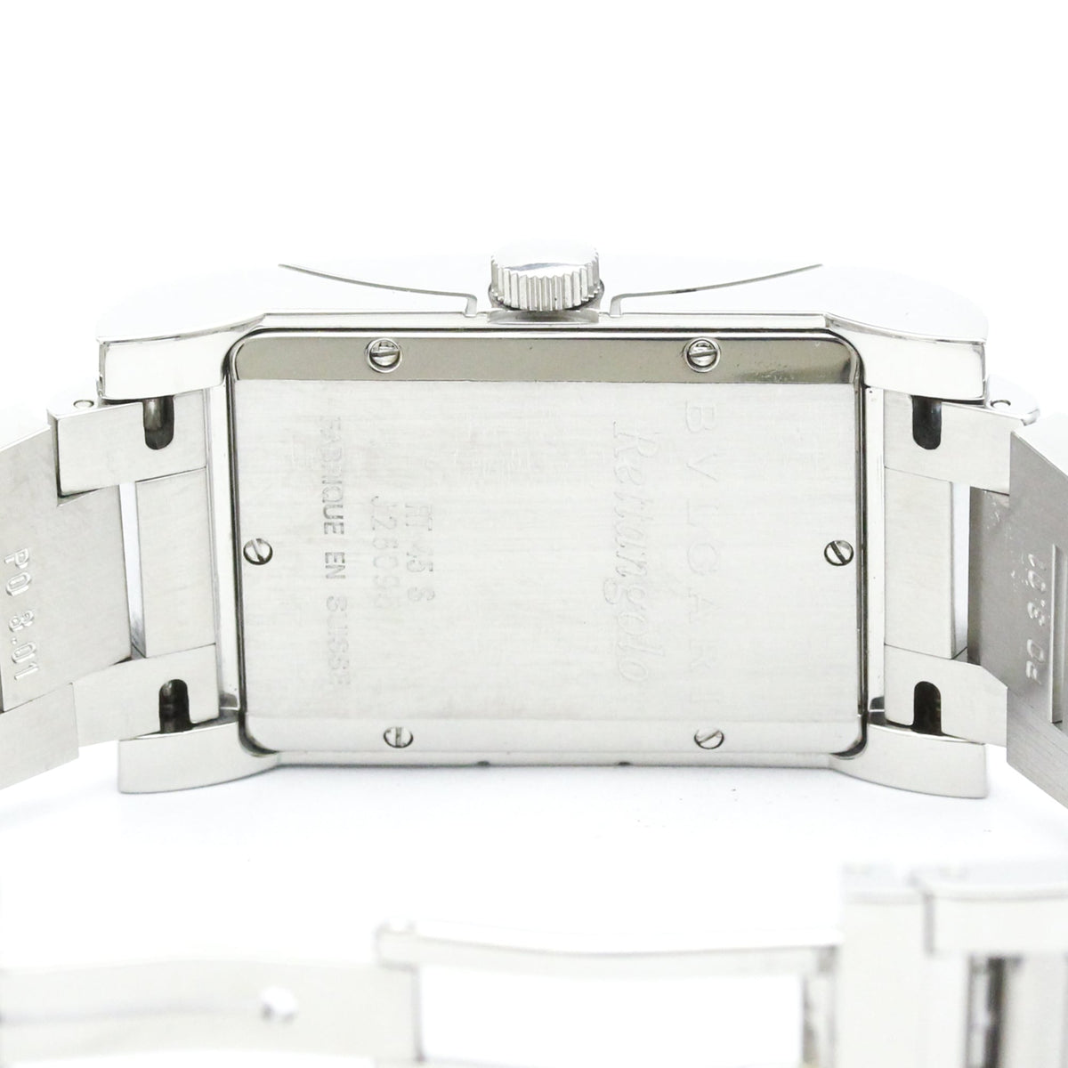 PRE-OWNED Bvlgari Rettangolo · Steel · Automatic