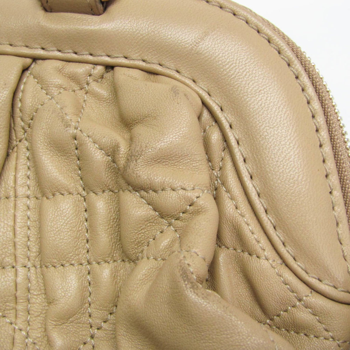 PRE-OWNED Christian Dior Gaufré · Lambskin