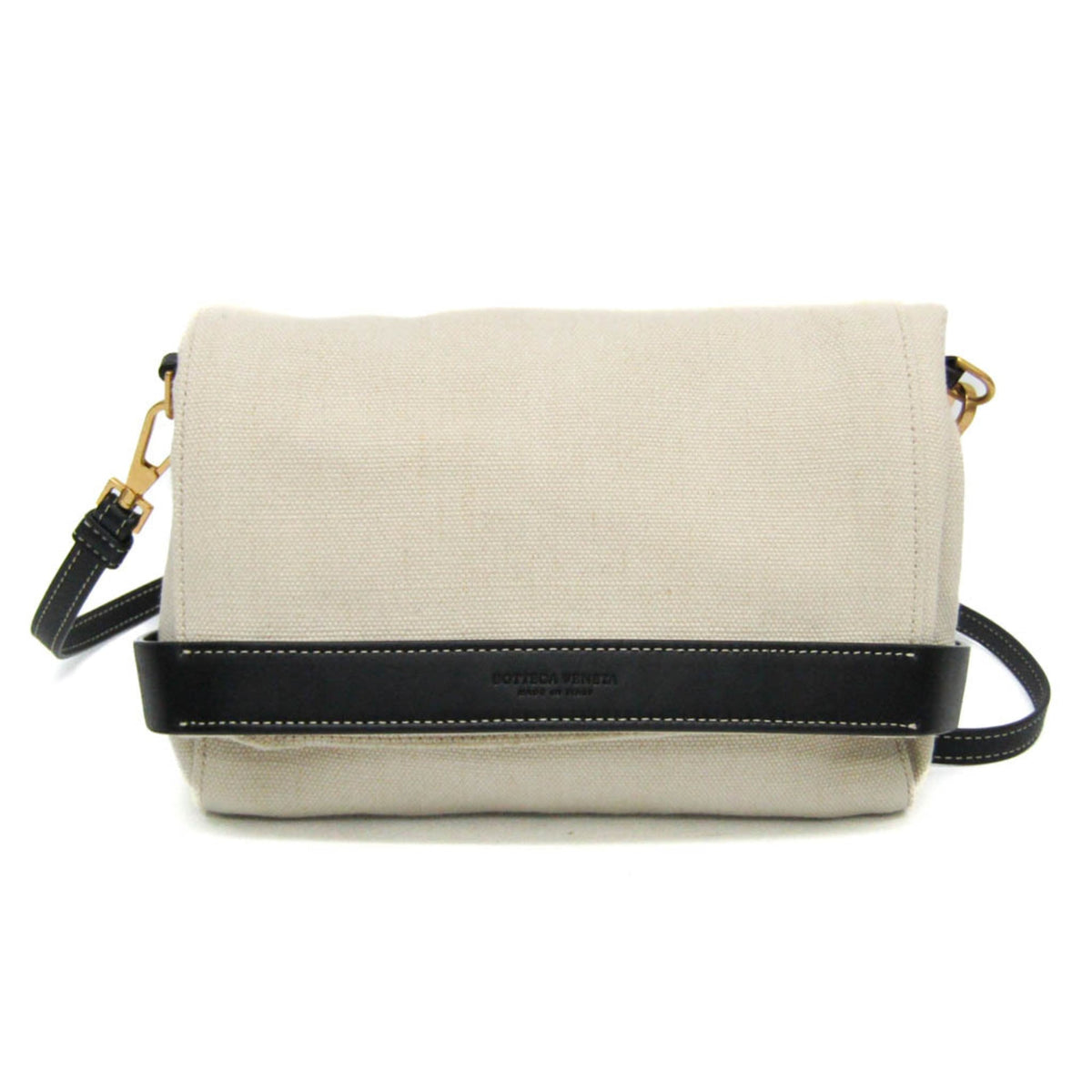 PRE-OWNED Bottega Veneta · Canvas Leather Crossbody