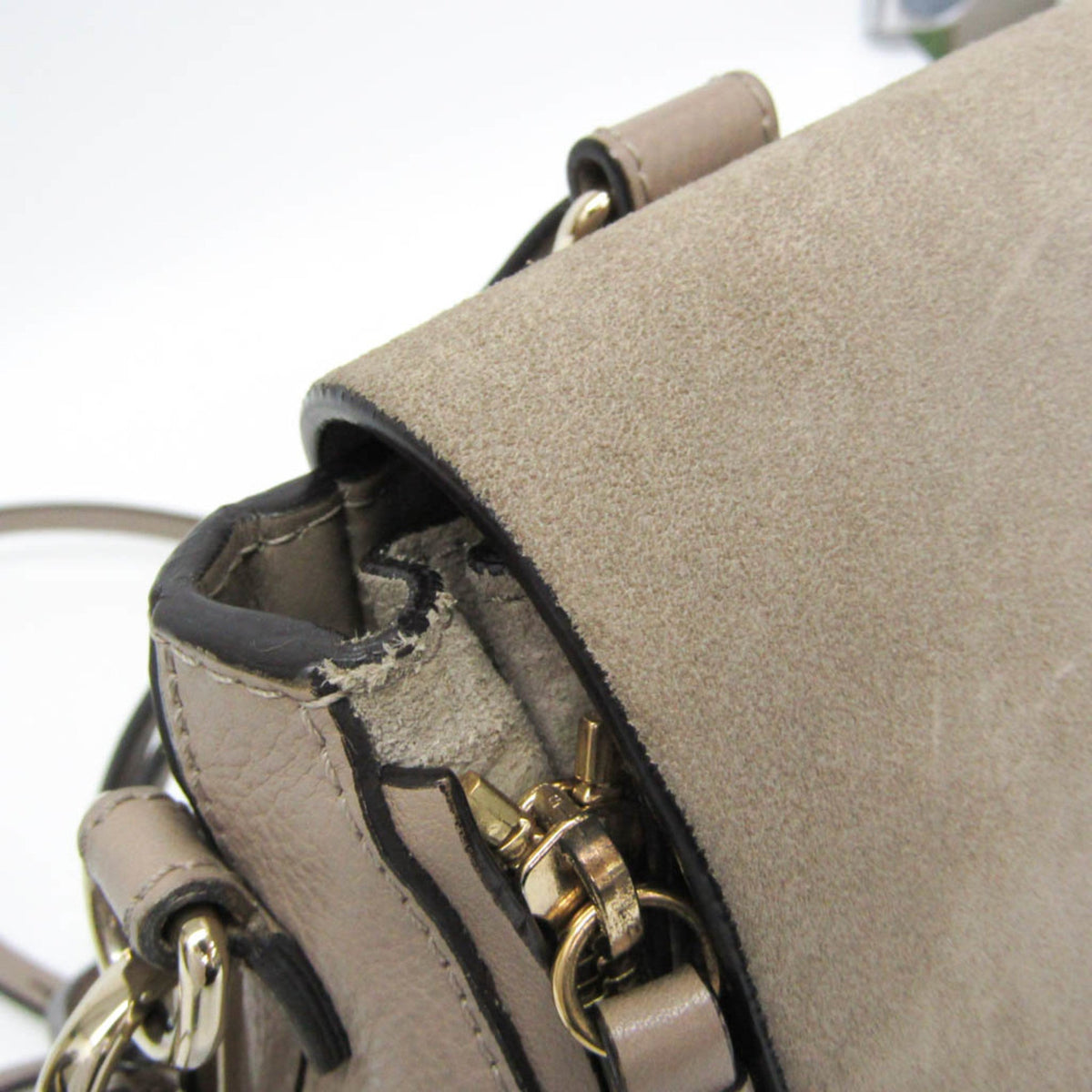 PRE-OWNED Chloé Faye · Leather & Suede Backpack