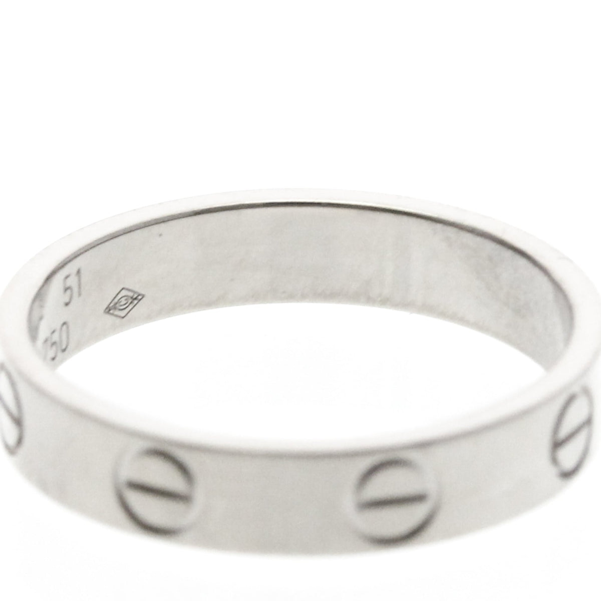 PRE-OWNED Cartier Mini Love · 18K White Gold