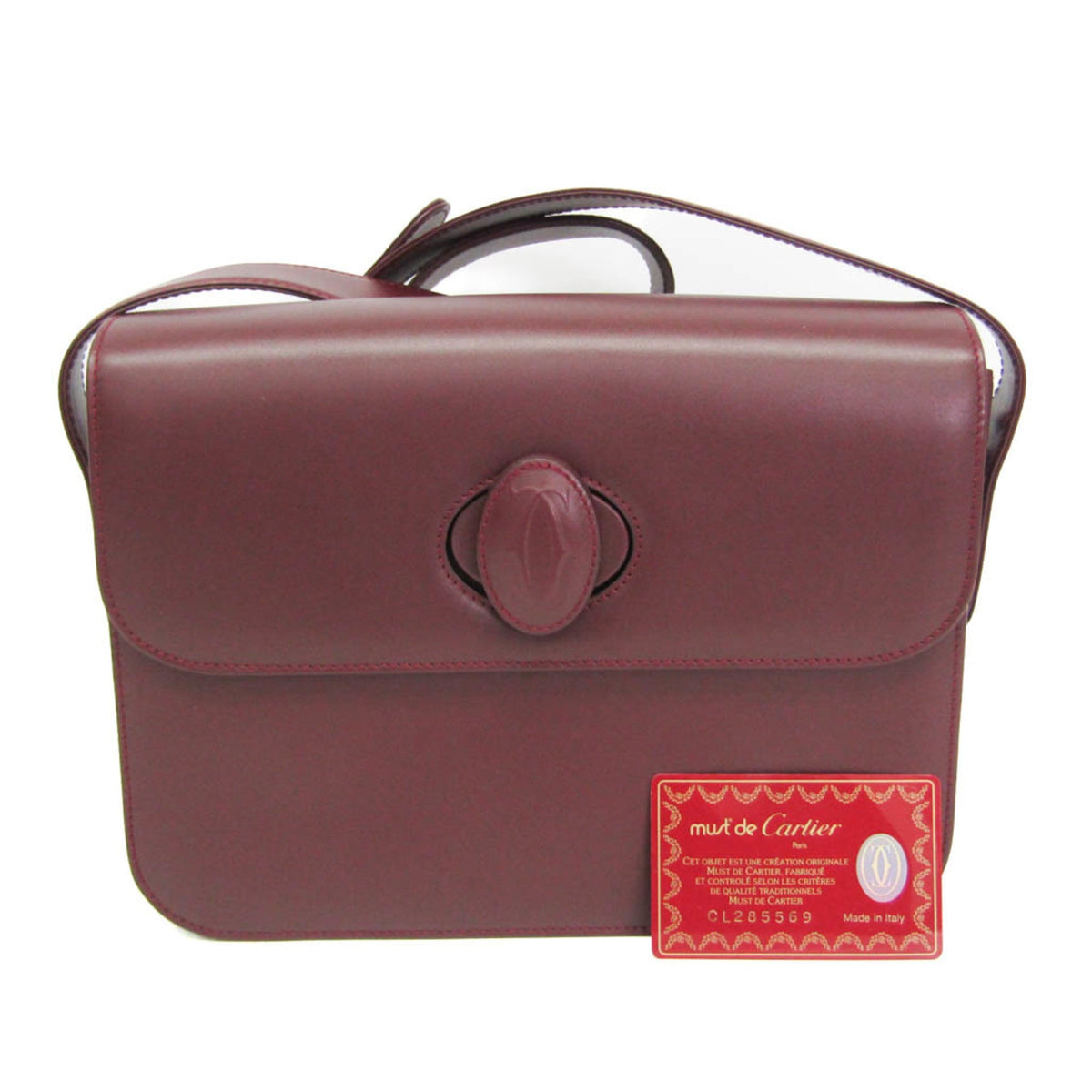 PRE-OWNED Cartier Must · Leather · Bordeaux