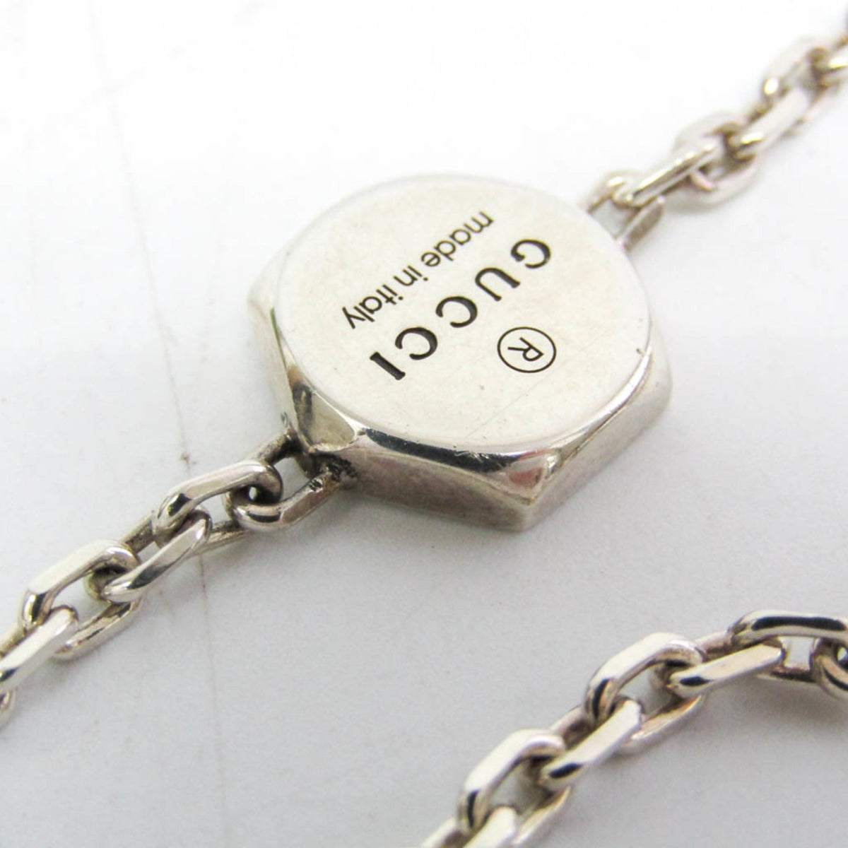 PRE-OWNED Gucci Hexagon · Sterling Silver