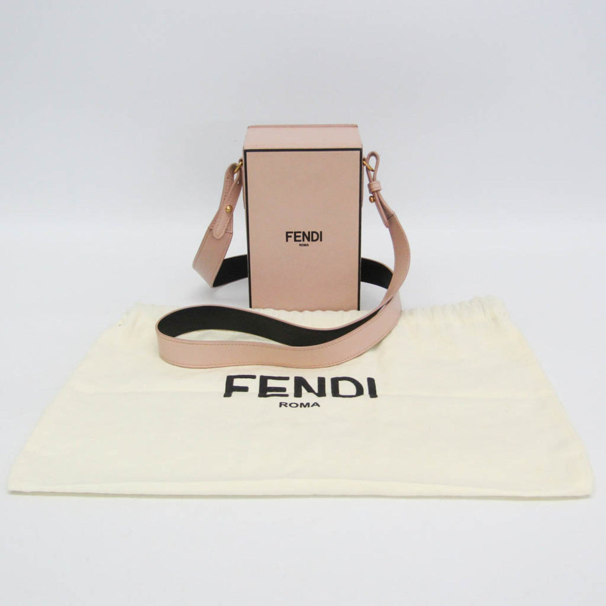 PRE-OWNED Fendi Box · Leather Shoulder Bag