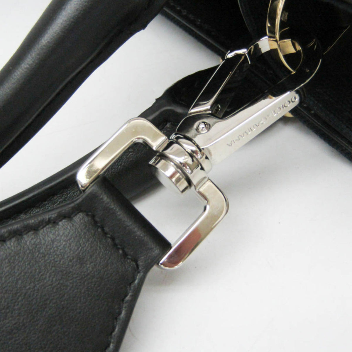 PRE-OWNED Dolce & Gabbana DG Logo · Canvas & Leather