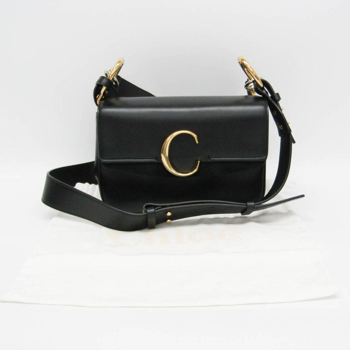 PRE-OWNED Chloé C Double Carry · Leather