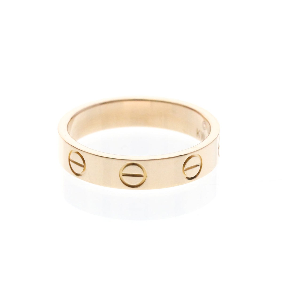 PRE-OWNED Cartier Mini Love · Rose Gold Size 4.5