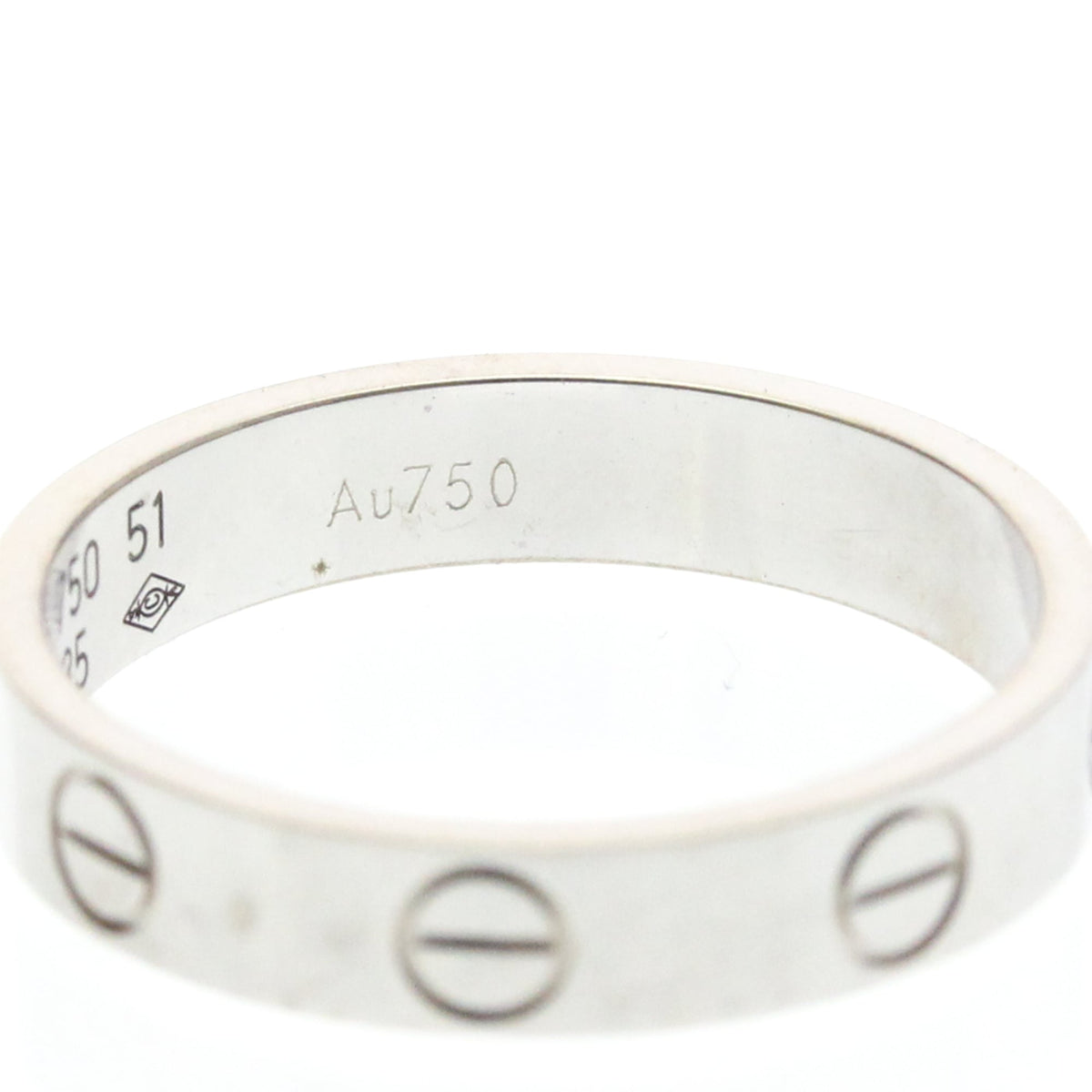 PRE-OWNED Cartier Mini Love · 18K White Gold