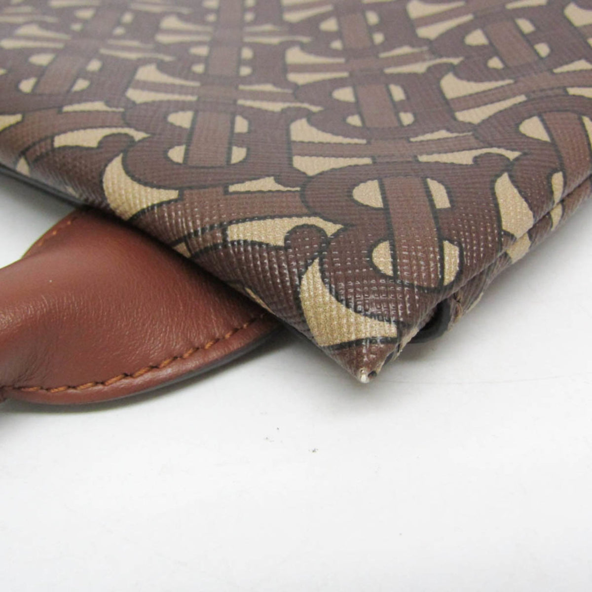 PRE-OWNED Burberry TB Monogram · Clutch