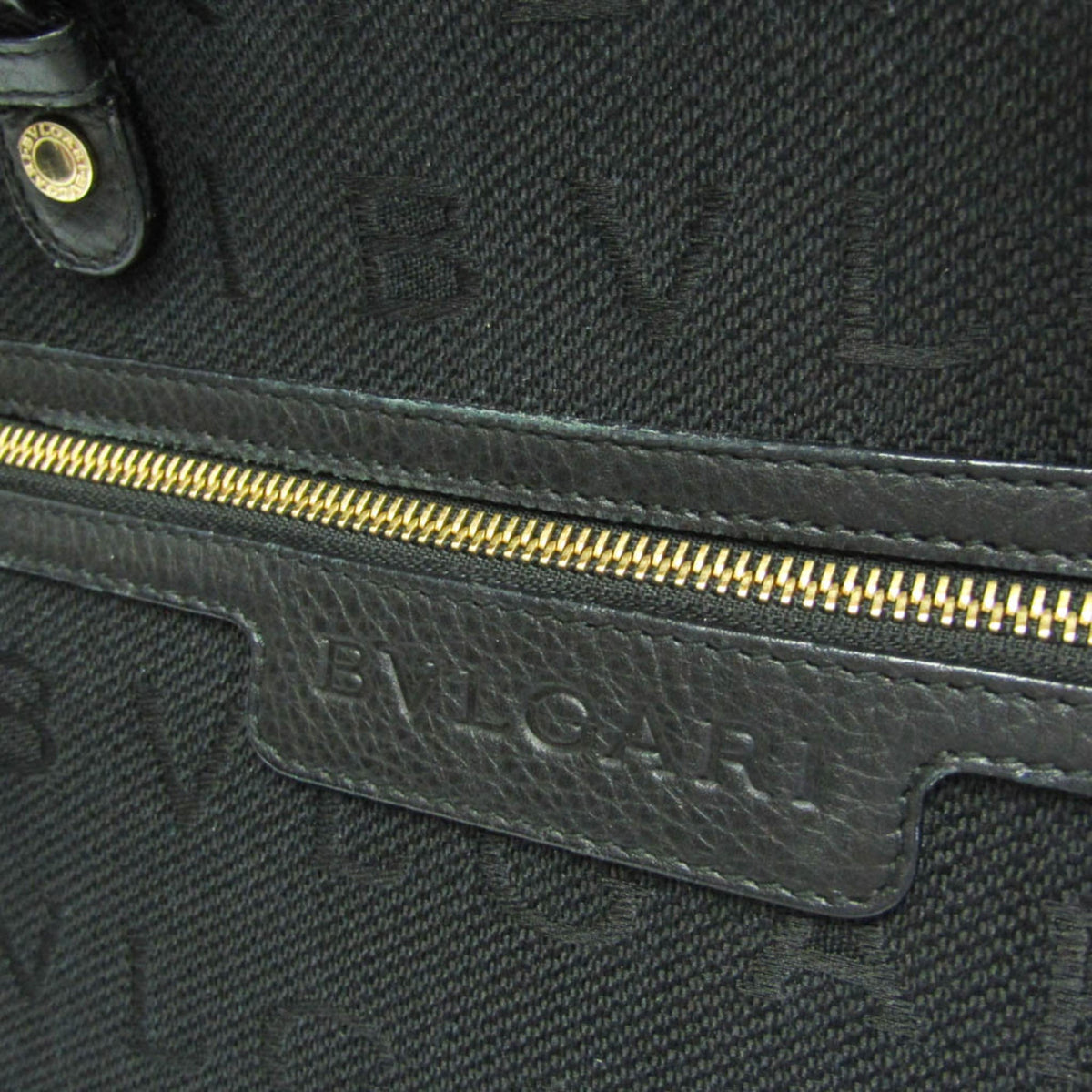 PRE-OWNED Bvlgari Logomania · Canvas & Leather