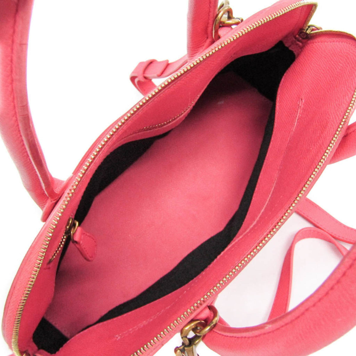 PRE-OWNED Balenciaga Ville Top Handle S · Leather