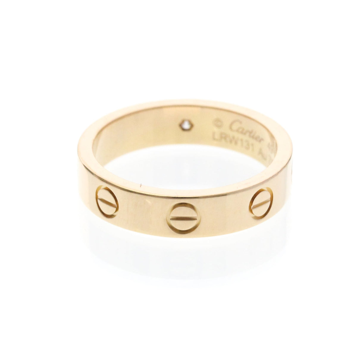 PRE-OWNED Cartier Mini Love · Diamond · Rose Gold Size 4.75