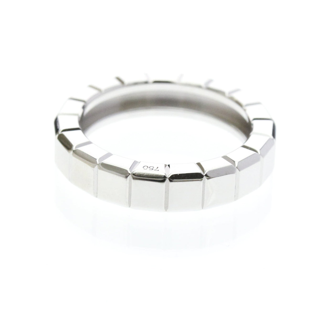 PRE-OWNED Chopard Ice Cube · 18K White Gold Size 6