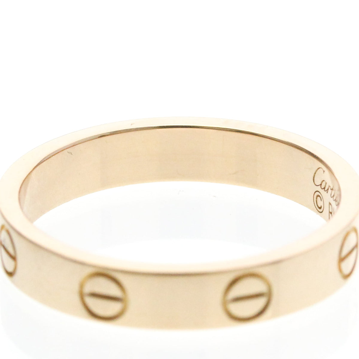 PRE-OWNED Cartier Mini Love · Rose Gold Size 6.75