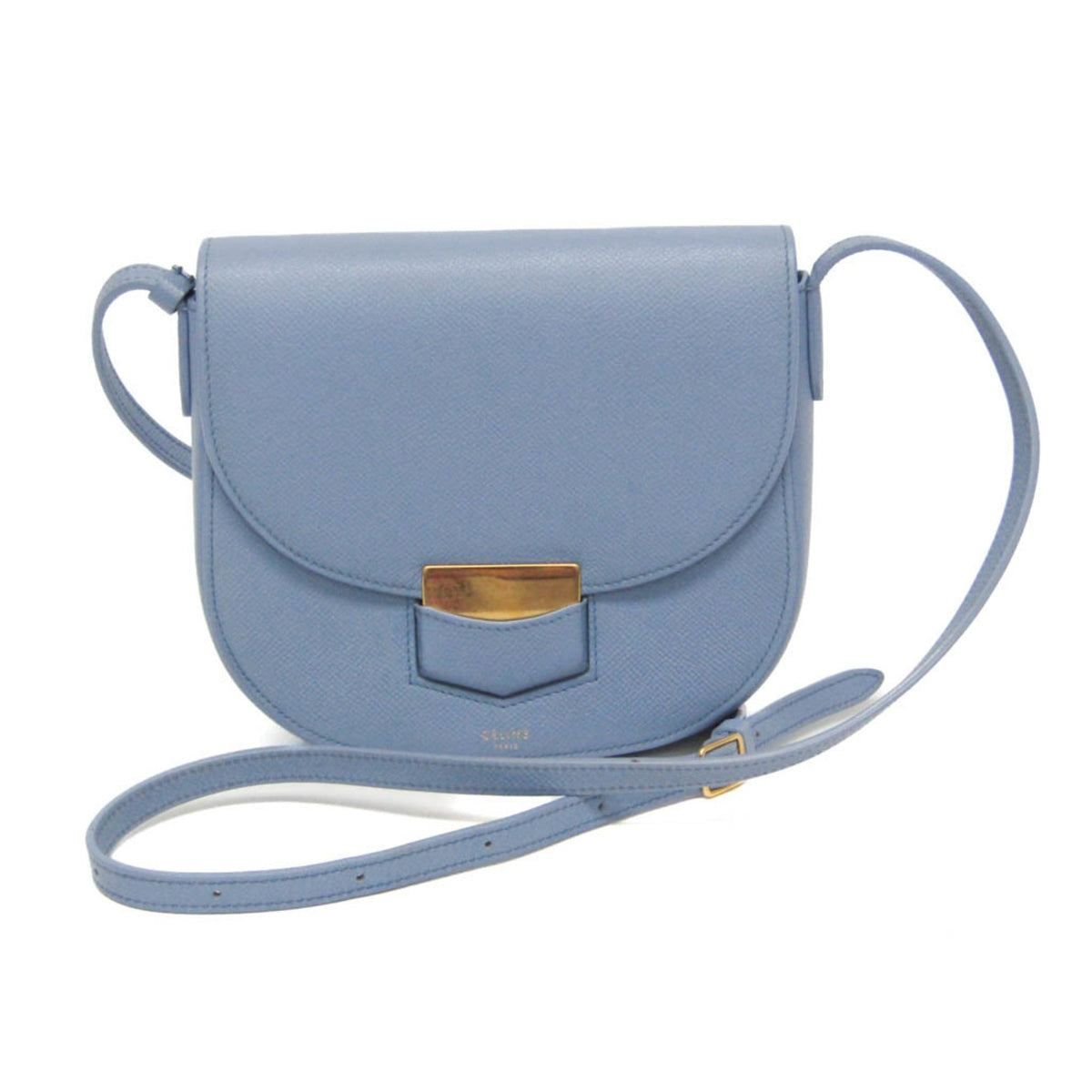 PRE-OWNED Celine Trotter Medium · Calfskin