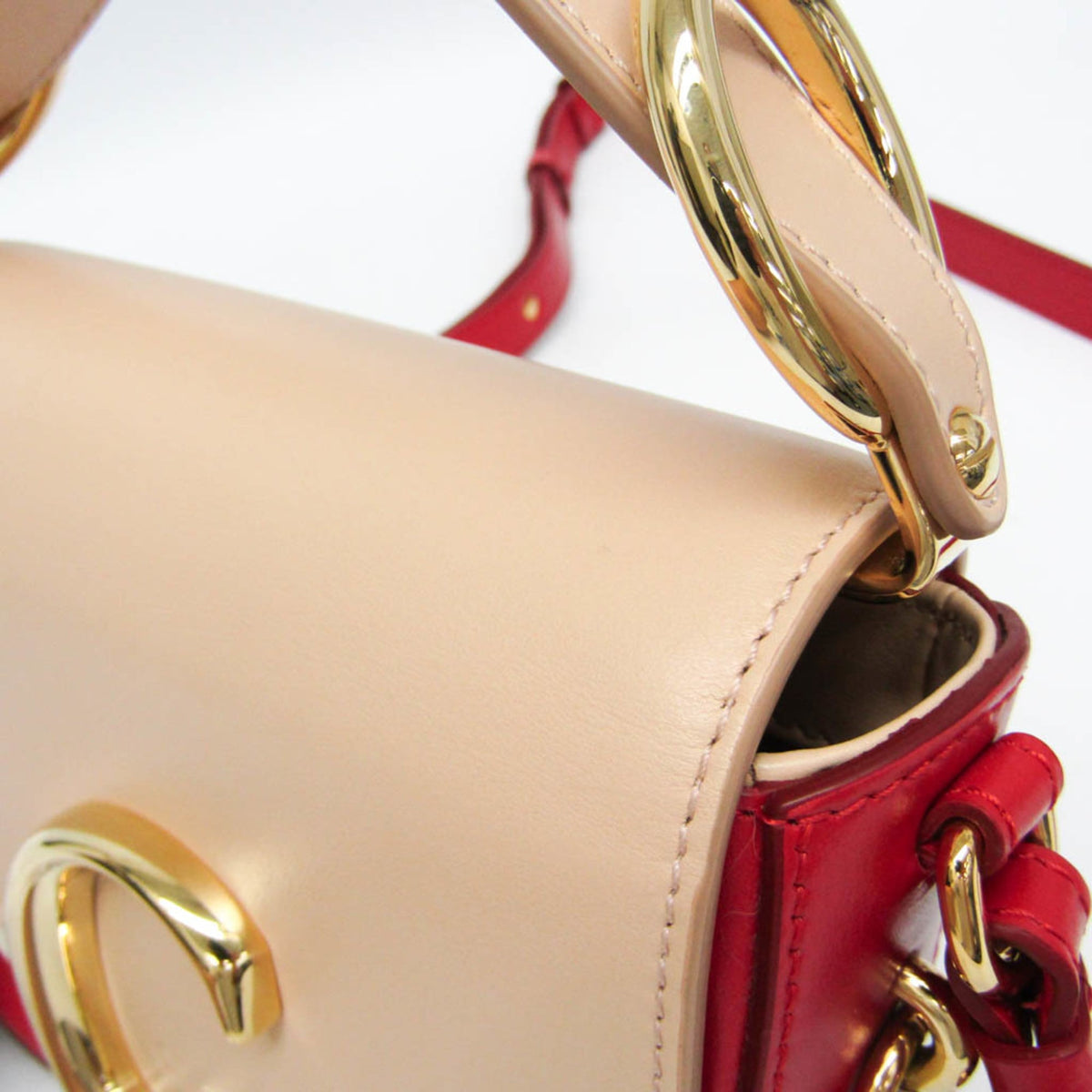 PRE-OWNED Chloé C Mini · Leather Shoulder Bag