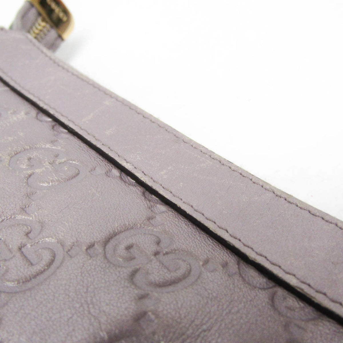 PRE-OWNED Gucci Guccissima · Leather Shoulder Bag