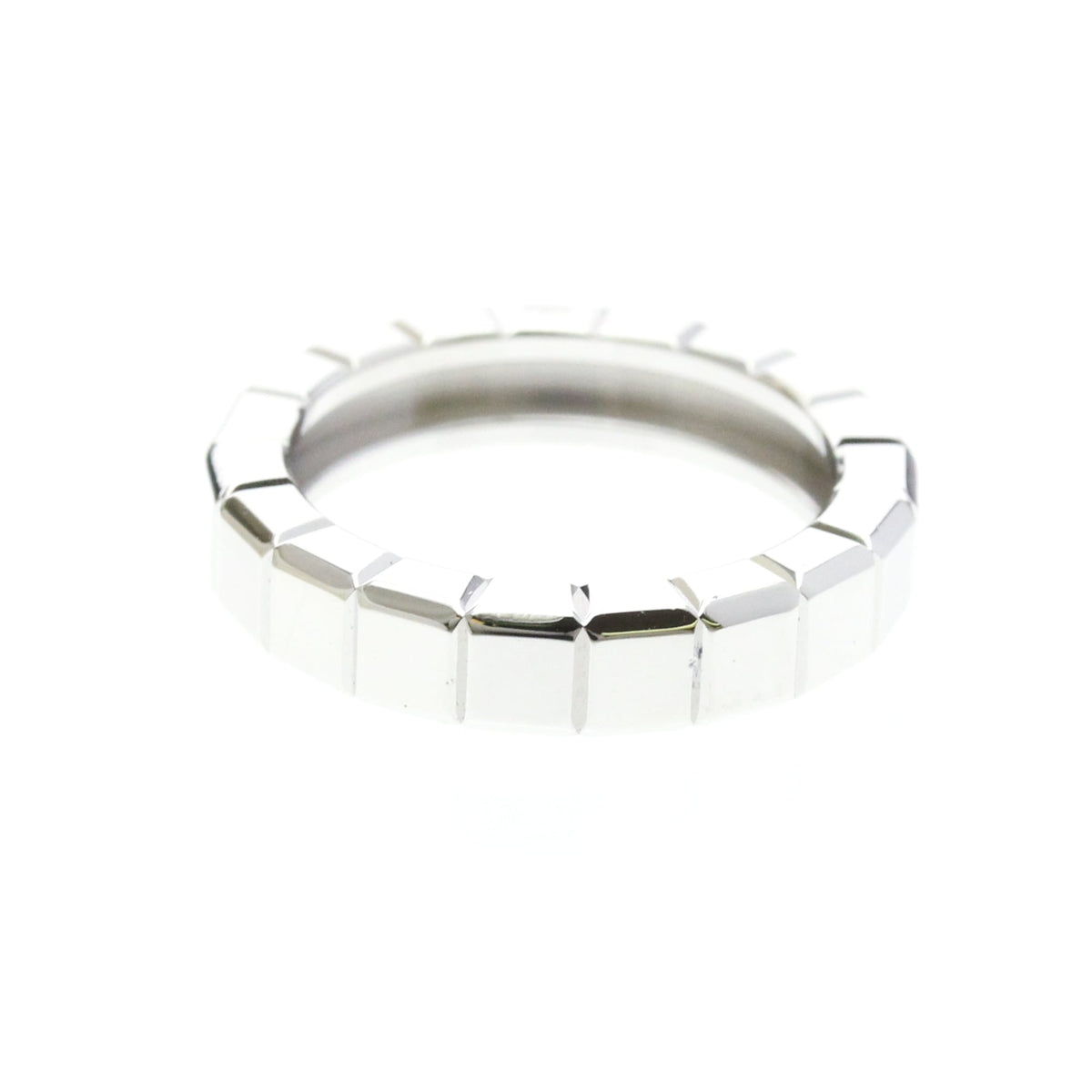 PRE-OWNED Chopard Ice Cube · 18K White Gold Size 6