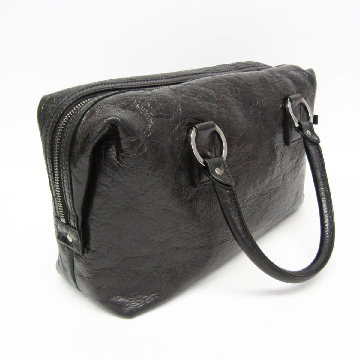 PRE-OWNED Gucci Mini Boston · Leather