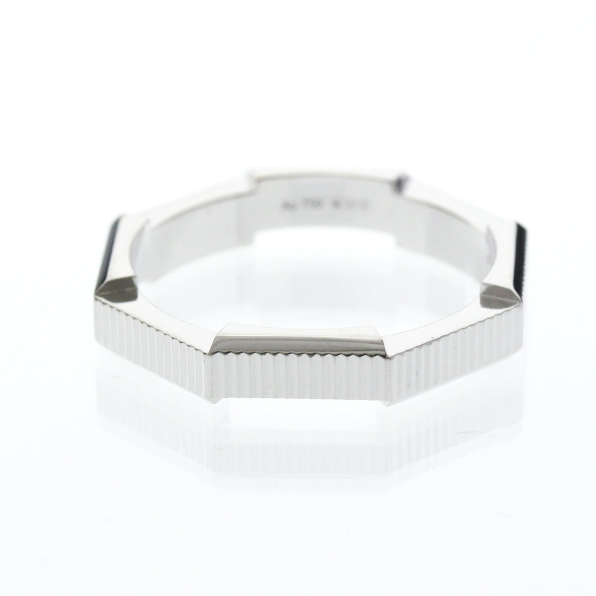 PRE-OWNED Gucci Link to Love · 18K White Gold Size 8.25