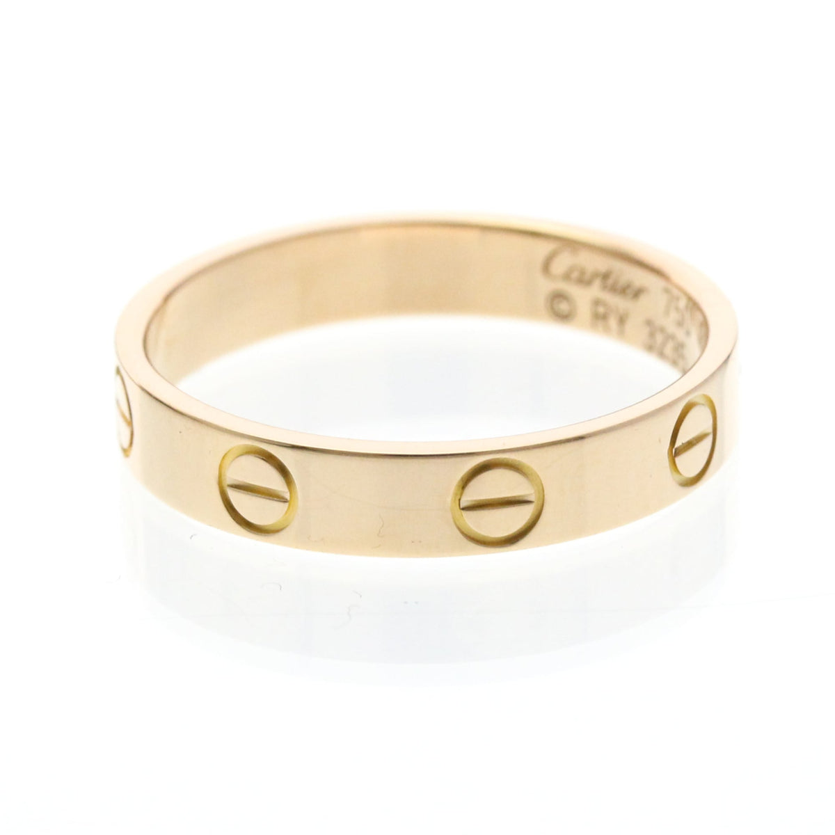 PRE-OWNED Cartier Mini Love · Rose Gold Size 6.75