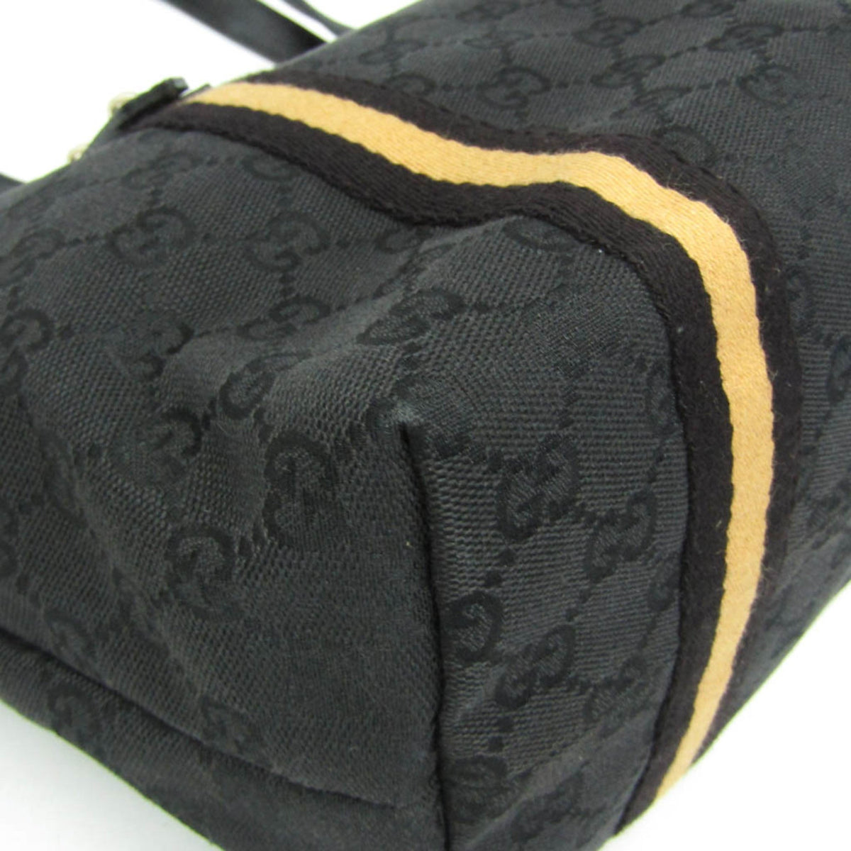 PRE-OWNED Gucci Sherry Line · GG Canvas Tote