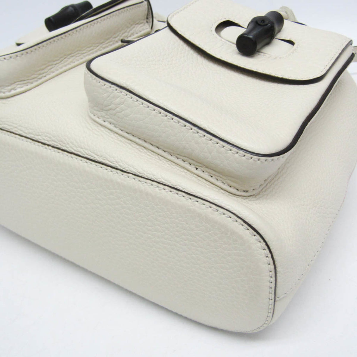 PRE-OWNED Gucci Bamboo · Leather Backpack