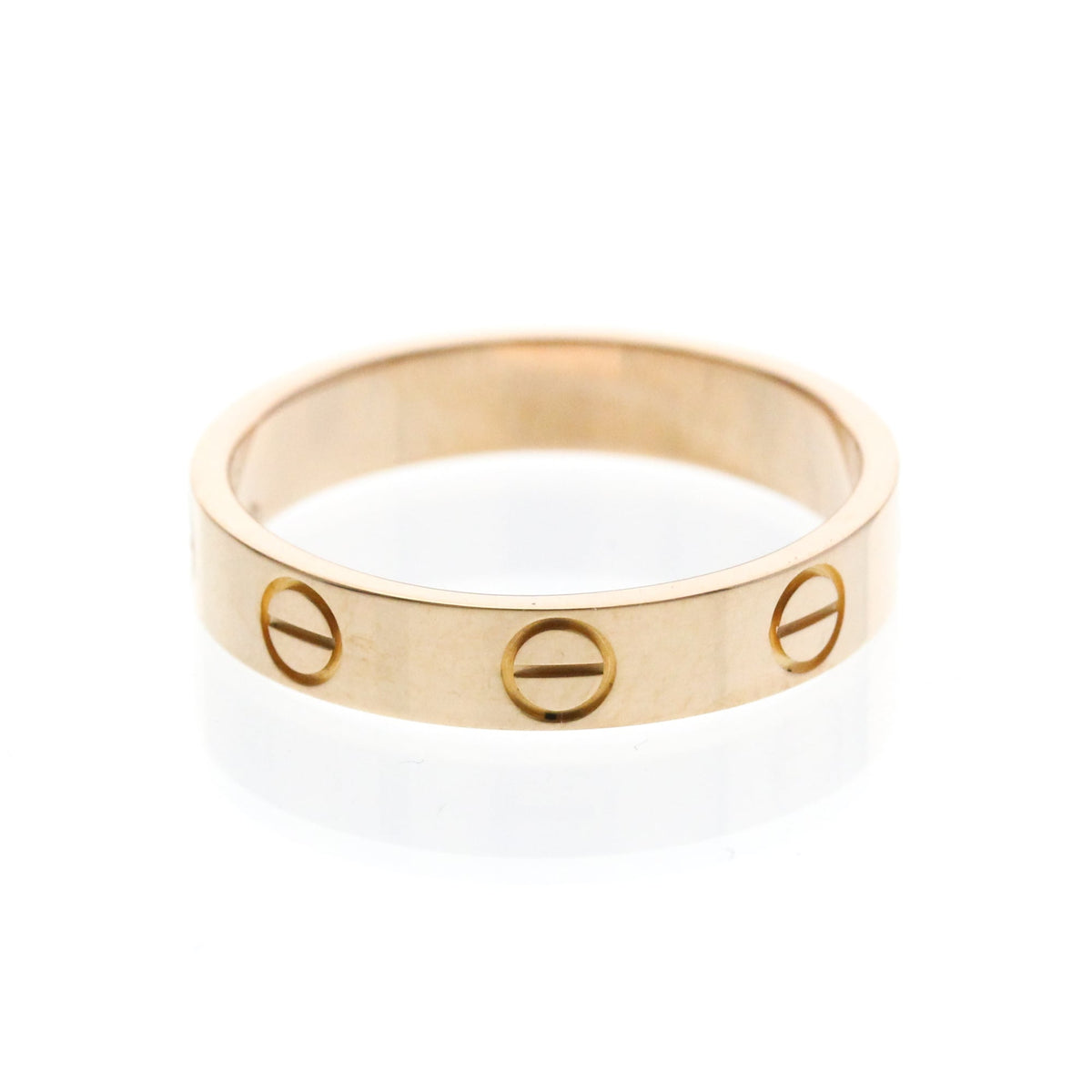 PRE-OWNED Cartier Mini Love · Rose Gold Size 5.75