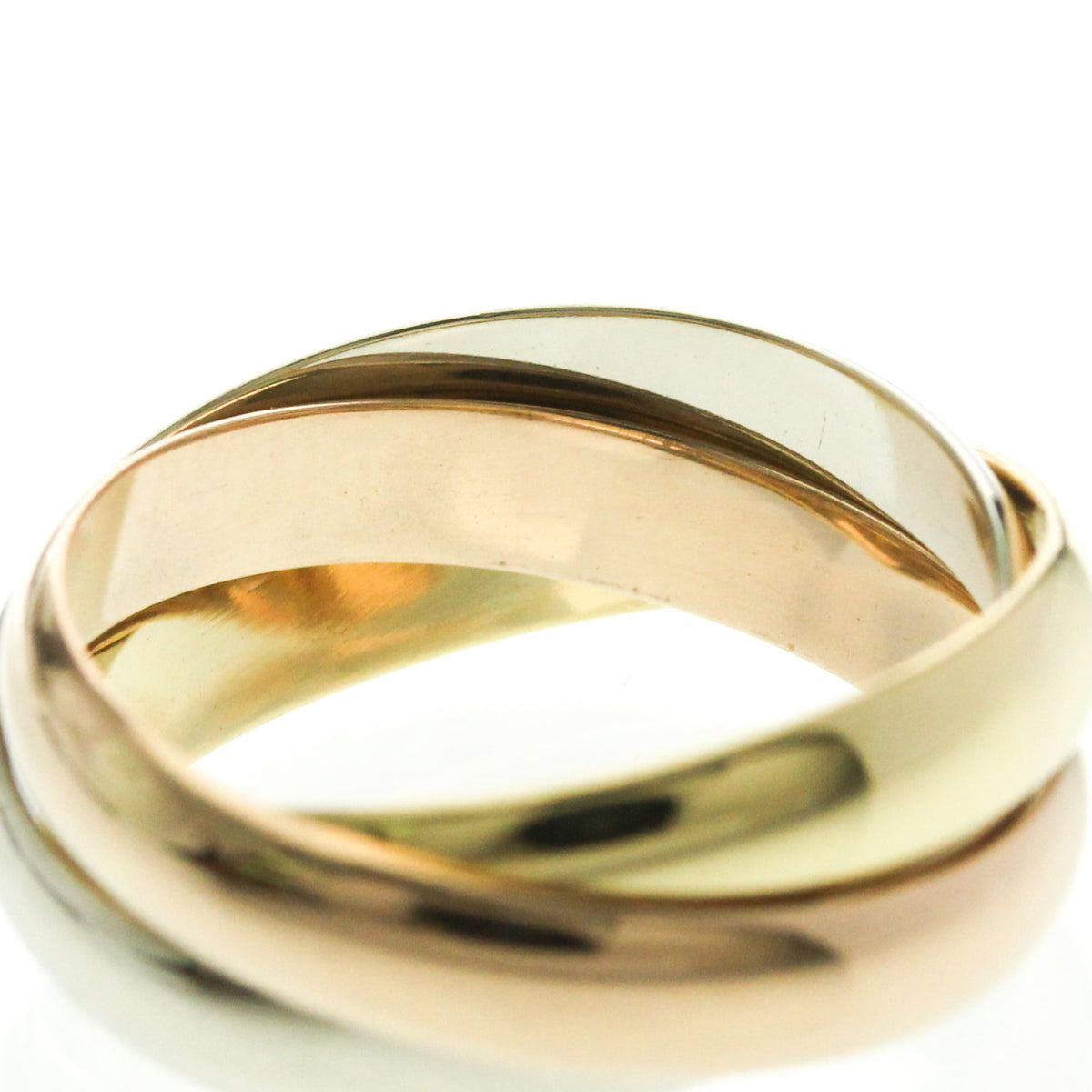 PRE-OWNED Cartier Trinity · Tri-Gold Size 5.75
