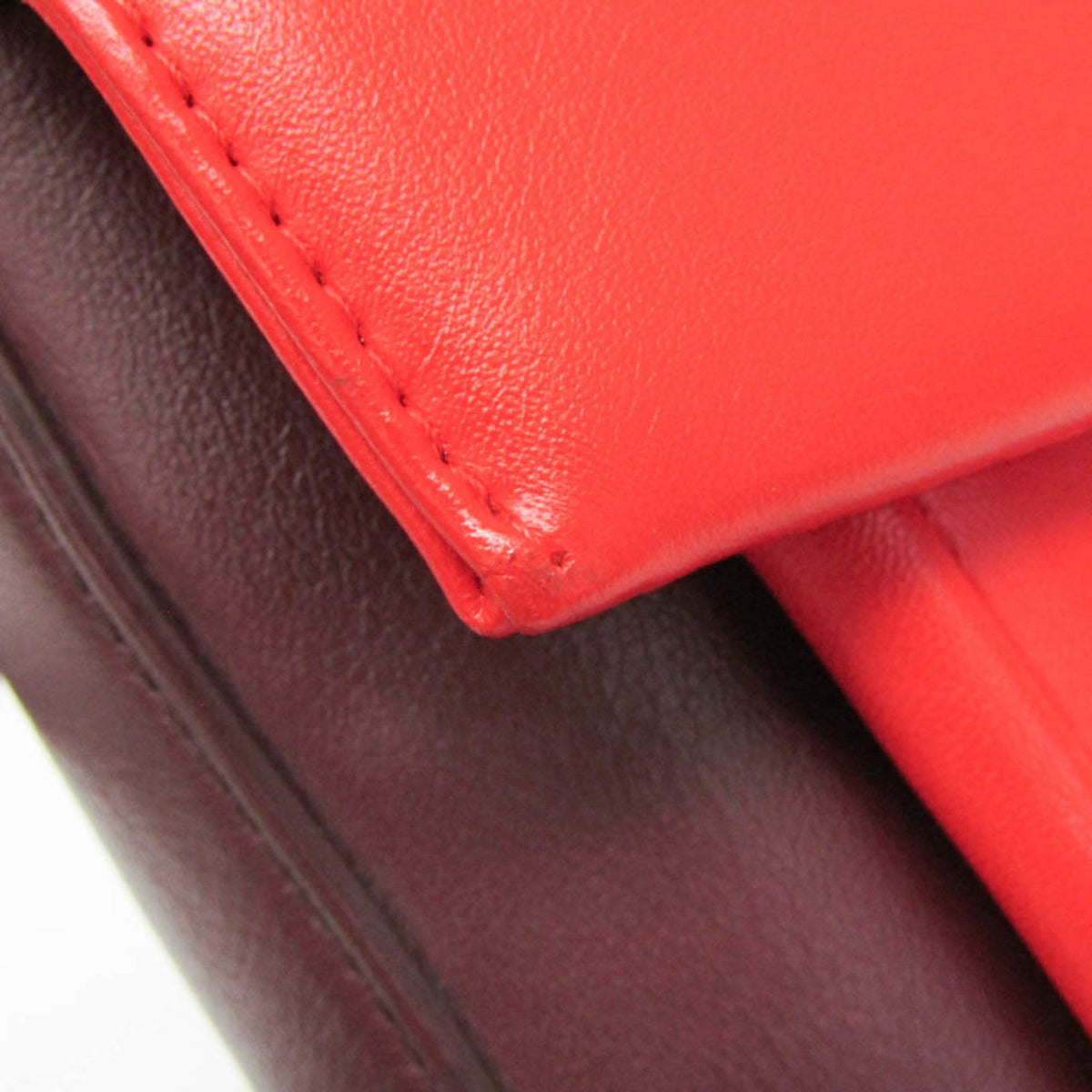 PRE-OWNED Fendi · Leather Shoulder Bag · Gold Hardware