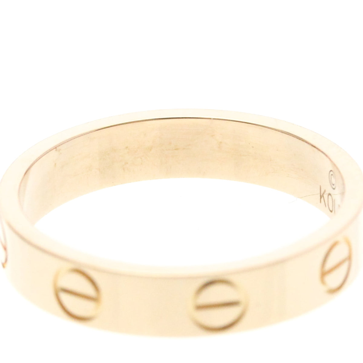 PRE-OWNED Cartier Mini Love · Rose Gold Size 5.25